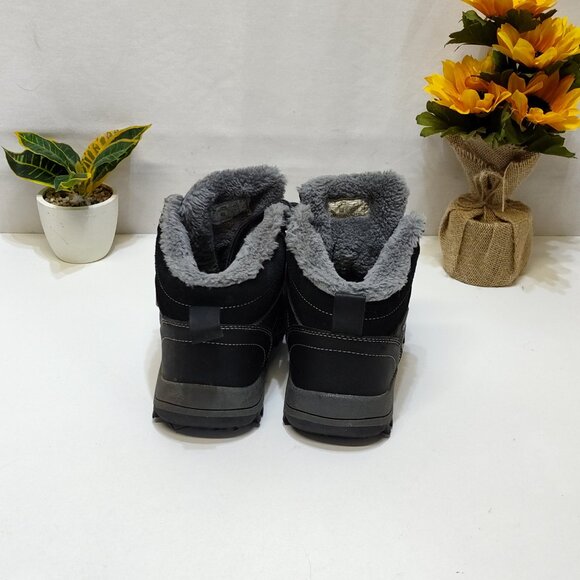 Quatchi Outdoors Winter Snow Hiking Ankle Boots Faux Fur Lined Unisex W 7.5 M 6 - Picture 5 of 14